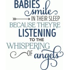 babies smile in their sleep phrase