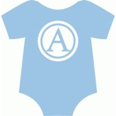 onesie monograms - boy