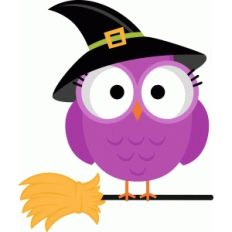 halloween witch owl