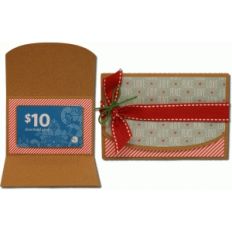 rounded gift card holder
