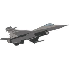 f16 airplane print and cut