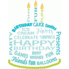 birthday cake subway art