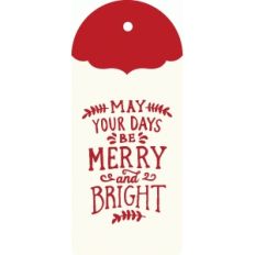 merry and bright tag