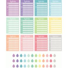 hydrate planner stickers