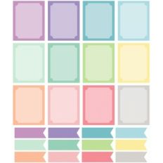 blank planner stickers