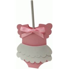 lollipop favor- baby girl