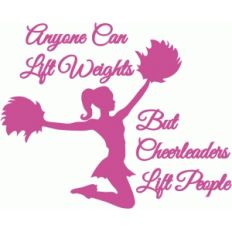 cheerleaders lift people
