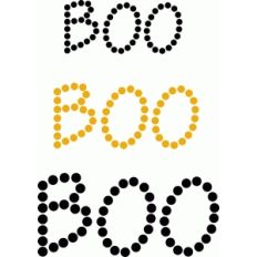 rhinestone boo