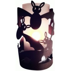 bats halloween lantern
