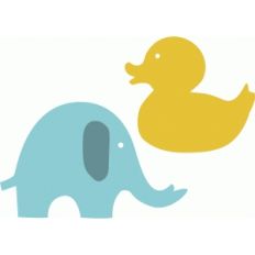 baby shapes duck elephant