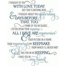 i thought of you with love today phrase