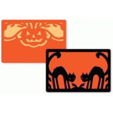 halloween layered flat journaling card set