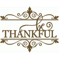split flourish - be thankful