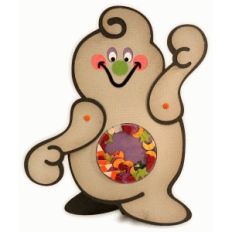 ghost tummy shaker card