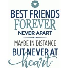 best friends forever never apart phrase