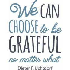 choose to be grateful