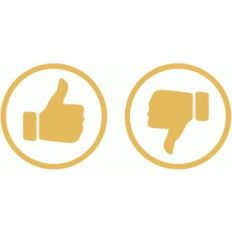 thumbs up/thumbs down