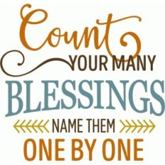 count your many blessings one by one phrase