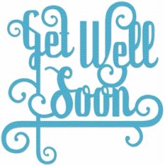'get well soon' word phrase