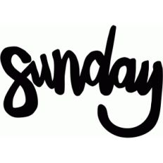 sunday | days of the week.