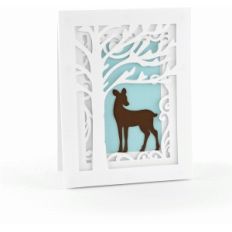 a2 deer scene pop dot card