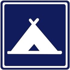 camp site sign