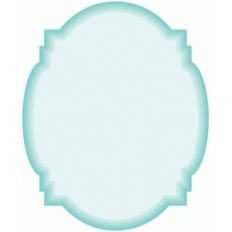 nested fancy deco oval shapes