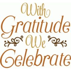 with gratitude