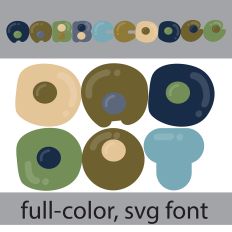 Dad Dot Color Font