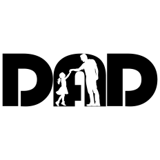 Girl Dad – Classic Silhouette Father’s Day SVG
