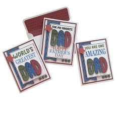 Celebrate Dad Decoupage Layered Card Set