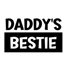 daddys bestie svg cut file