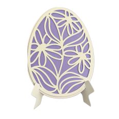 3D Easter Egg Card - Daisy Garden - Easy DIY for Silhouette Studio