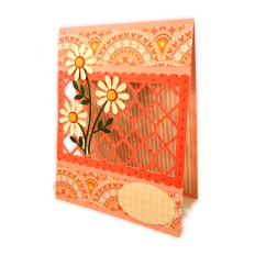 Card Kit A2 Lattice Daisies