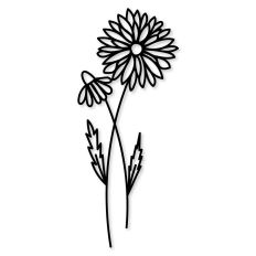 Daisy Outline Birth Flower