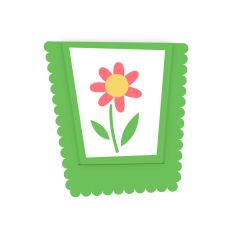 Daisy Matchbok Card