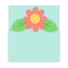 Daisy with Spine Leaf Tuck In Card