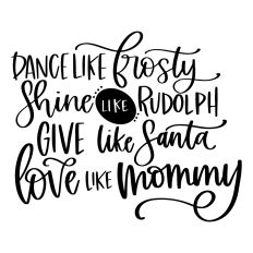 Dance Like Frosty ... Love Like Mommy