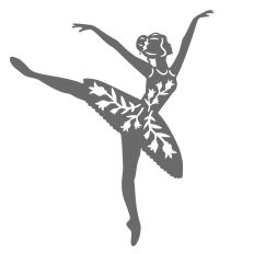 Dancer with floral dress