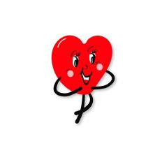 Happy Heart Layered Cut File
