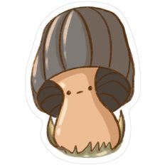 Dark Gray Mushroom