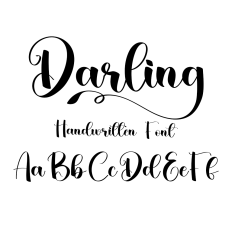 Darling Handwritten Font