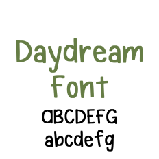 Daydream Font, Cute Handwritten Font