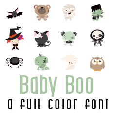 Baby Boo Full Color Font