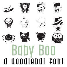Baby Boo Doodlebat Font