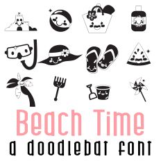 Beach Time Doodlebat Font