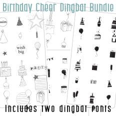 Birthday Cheer Dingbat Bundle