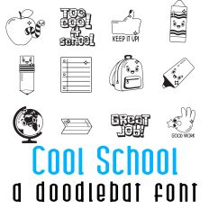 Cool School Dingbat Font