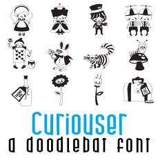 Curiouser Doodlebat Font
