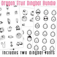 Dragon Fruit Dingbat Bundle